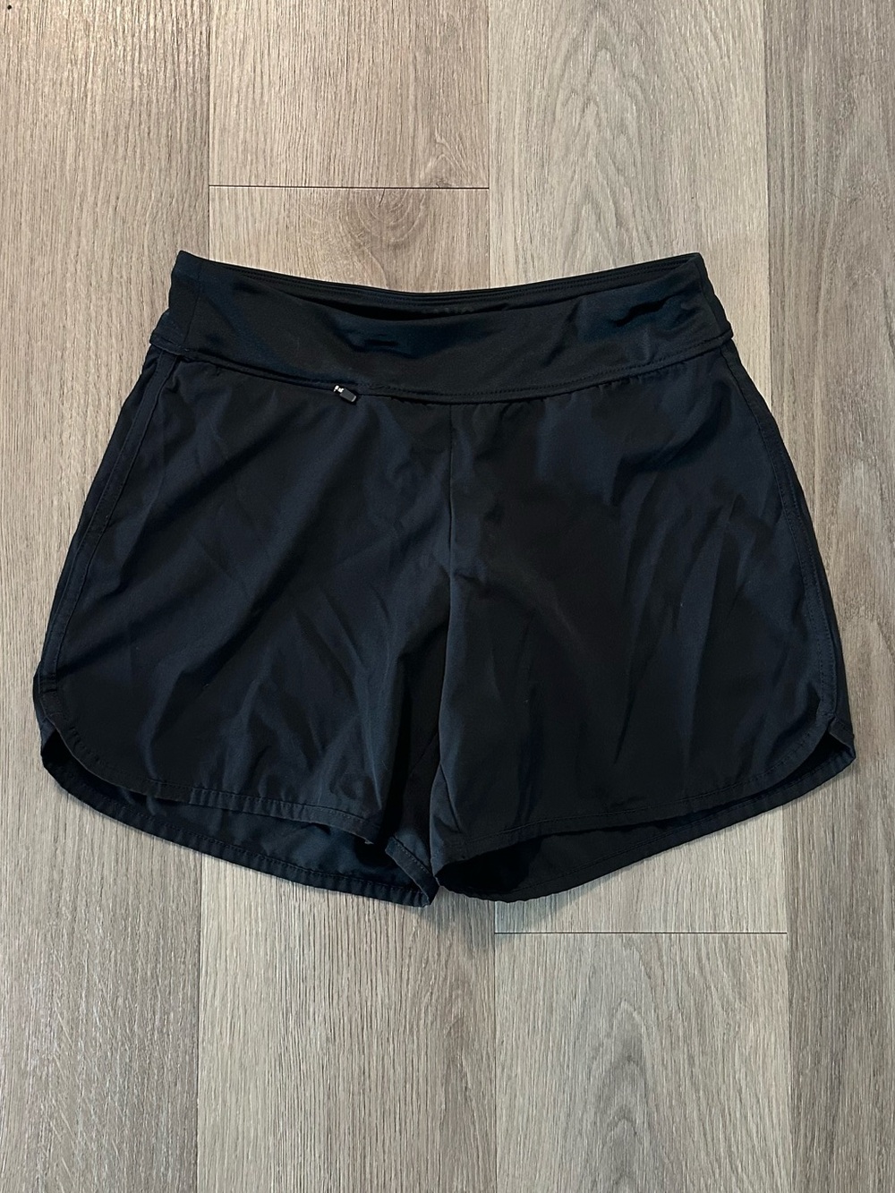 black running shorts